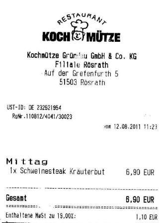 mlrg Hffner Kochmtze Restaurant